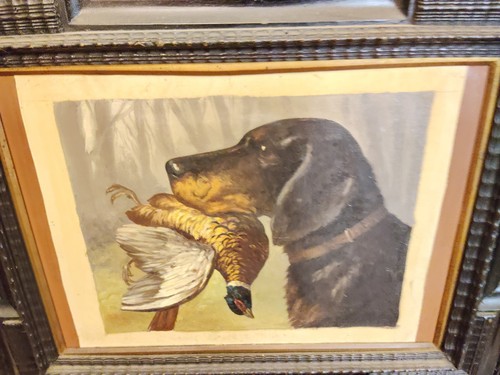 Quadro olio caccia - olio,