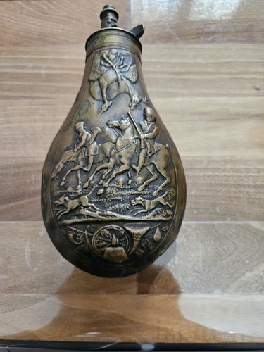 Antica fiaschetta polvere - polvere, da