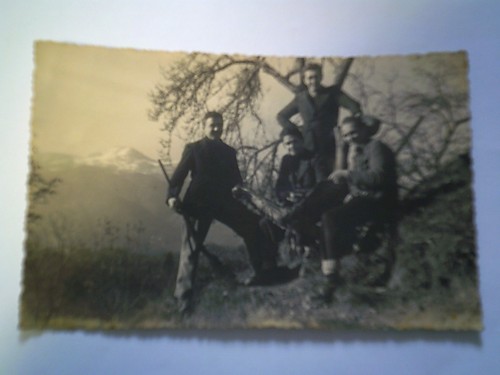 Cartolina fotografica scena - fotografica, "scena