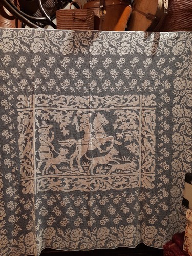 Antico pannello tenda inserto