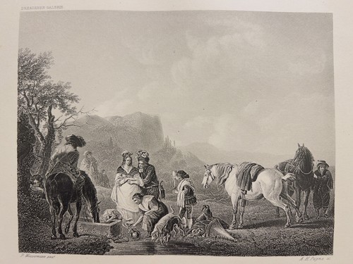 Wouvermann una scena - una,