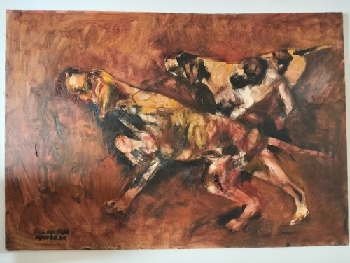 Quadro olio tela - olio,