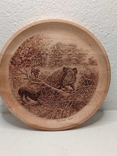Piatto commemorativo legno - piatto,